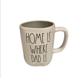 Rae Dunn “Home Is Where My Dad Is” coffee mug ☕️🔹Father’s Day!